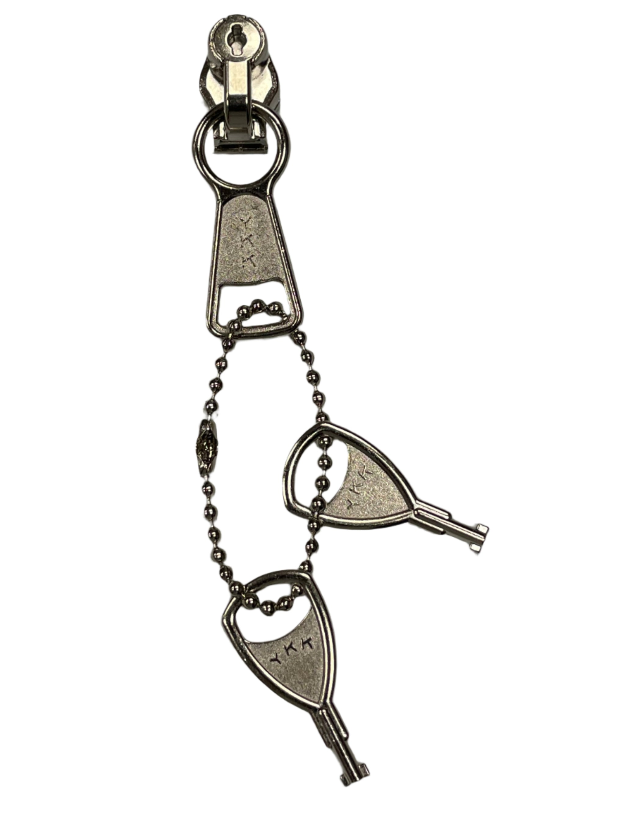 (2-A)#5 COIL LOCKING Slider with Key Lock and Key