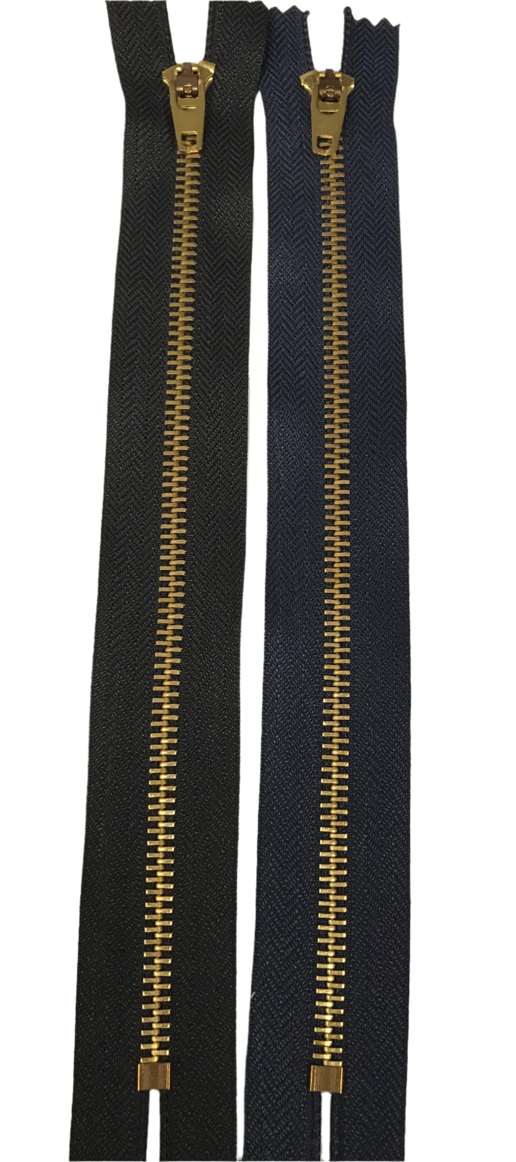 (1-M) Talon #5 Brass Jean Zipper