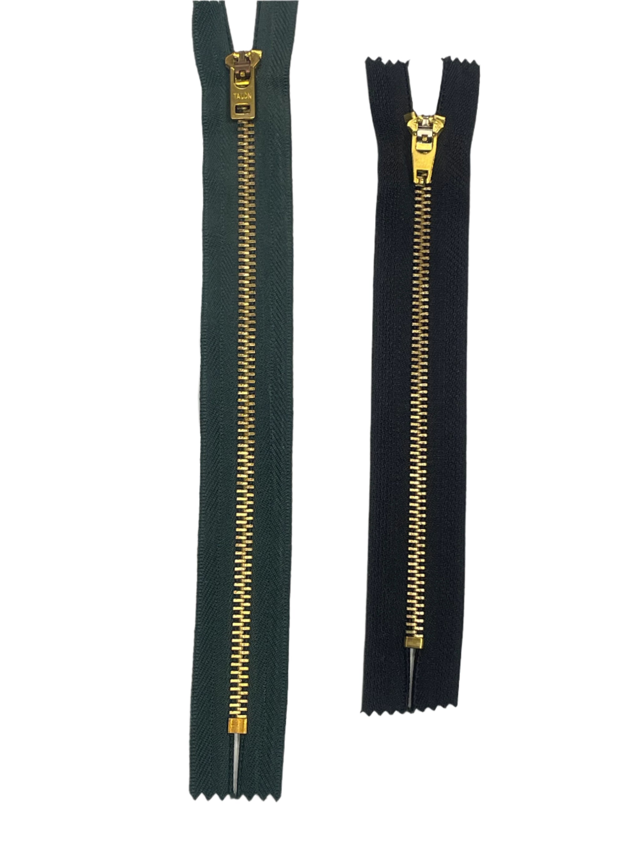 (1-M) Talon #5 Brass Jean Zipper