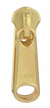 (2-C) YKK® #10 METAL, REVERSIBLE (2-tab), NON LOCKING