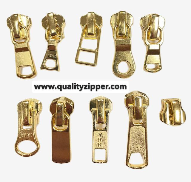 YKK® #5 Everbright Brass Metal Zipper Chain – 9/16